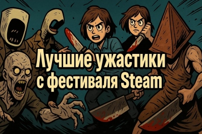 Лучшие инди-хорроры с фестиваля «Играм быть» в Steam 2025