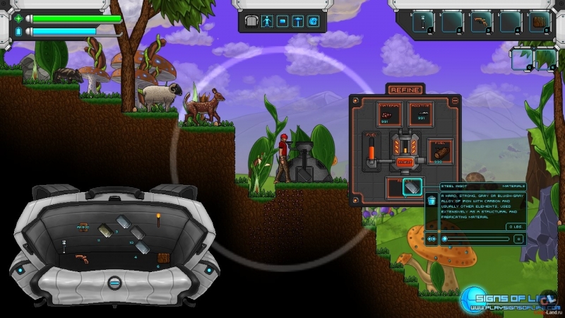 Signs of life -  Terraria, Starbound, Edge of space  