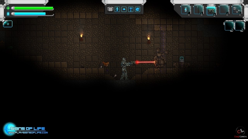 Signs of life -  Terraria, Starbound, Edge of space  