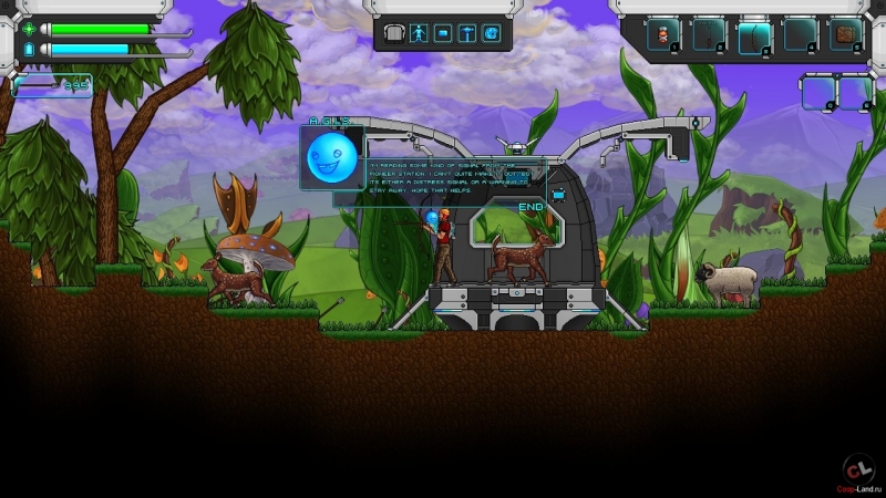 Signs of life -  Terraria, Starbound, Edge of space  