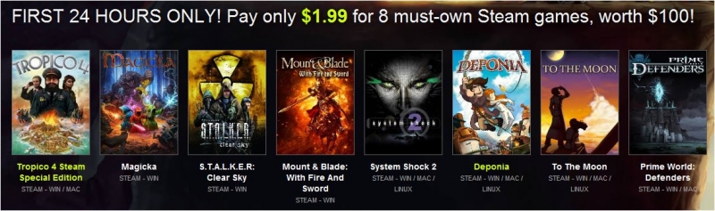 Steam  |  [ ]