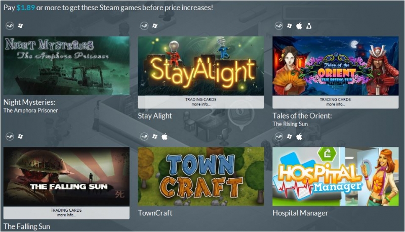 Steam  |  [ ]