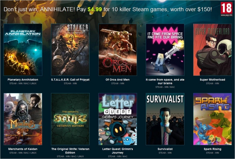Steam  |  [ ]