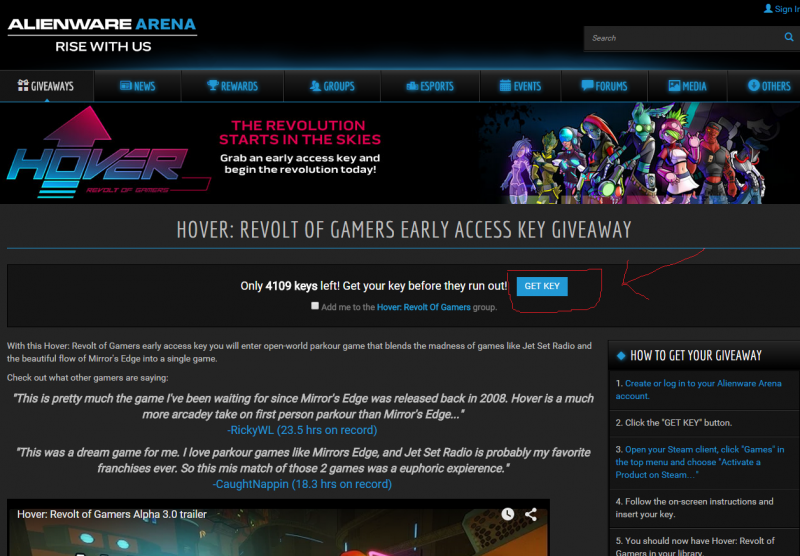Giveaways | Alienware Arena [ ]