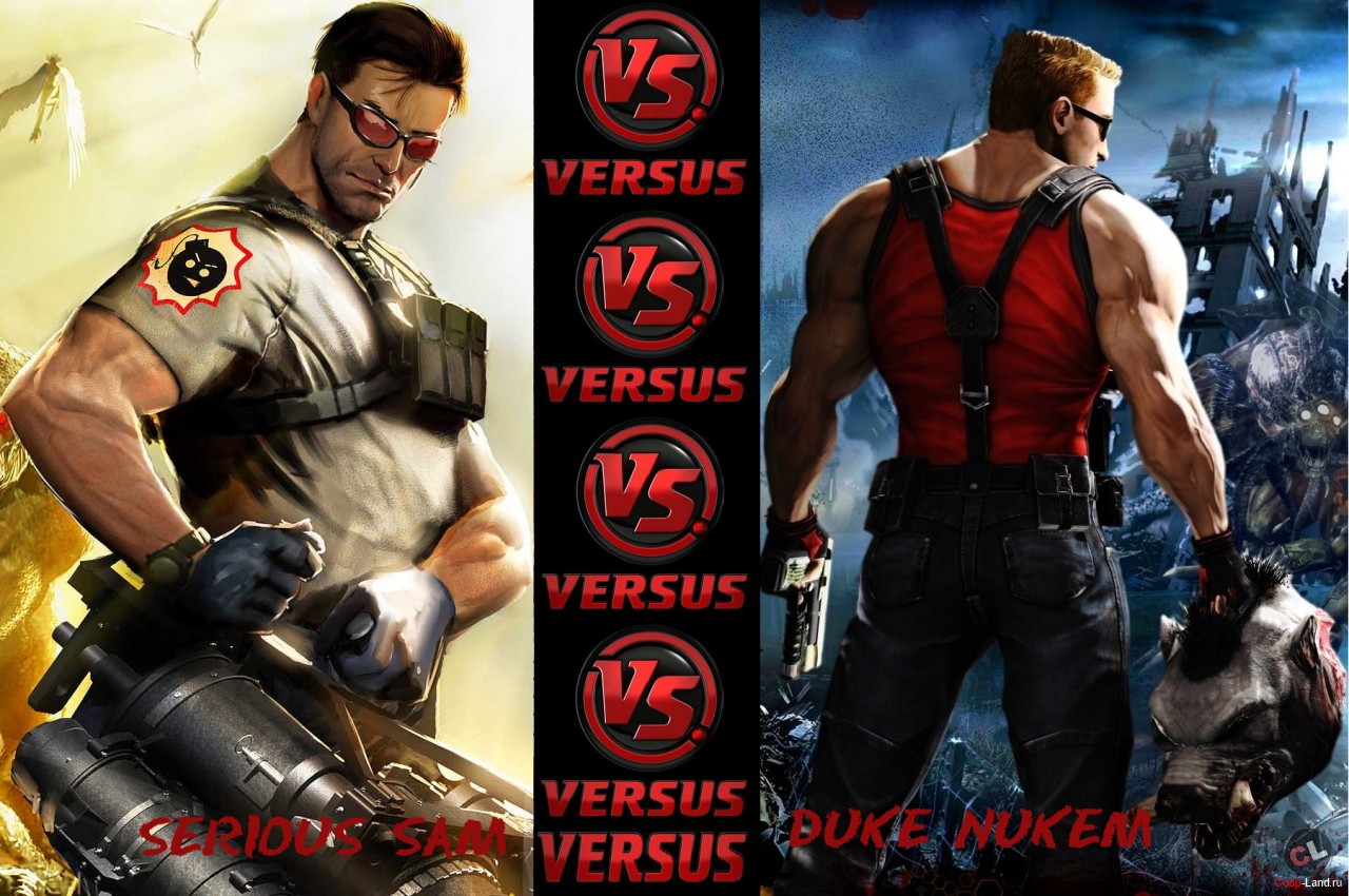 Serious Sam vs Duke Nukem
