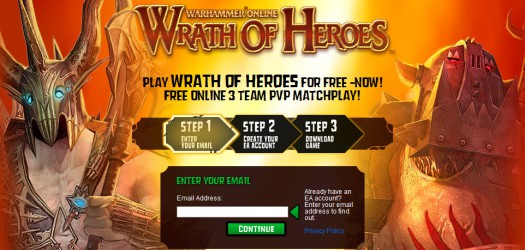 Начался открытый бесплатный бета-тест Warhammer Online: Wrath of Heroes