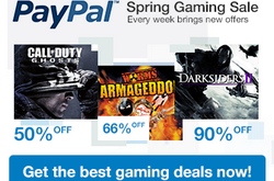    PayPal Spring Gaming Sale