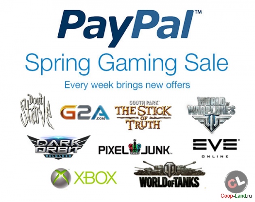 ������ ������ ������ PayPal Spring Gaming Sale