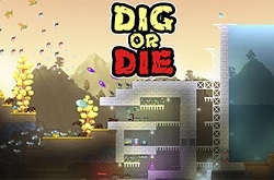 Dig or Die - экстремальная песочница с планетарным производством, турелями и разрушаемыми постройками