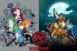   Castle Crashers VS   Viking Squad