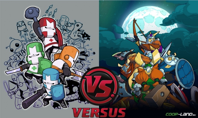   Castle Crashers VS   Viking Squad