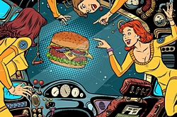 Ютубер застраивает No Man’s Sky ресторанами KFC и Макдональдс и стриптиз-клубами, но их нельзя посетить