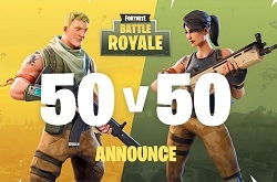 Epic Games анонсировали временный режим «50 на 50» для Fortnite. Королевская битва