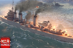 Новые боевые корабли уже тестируются в War Thunder