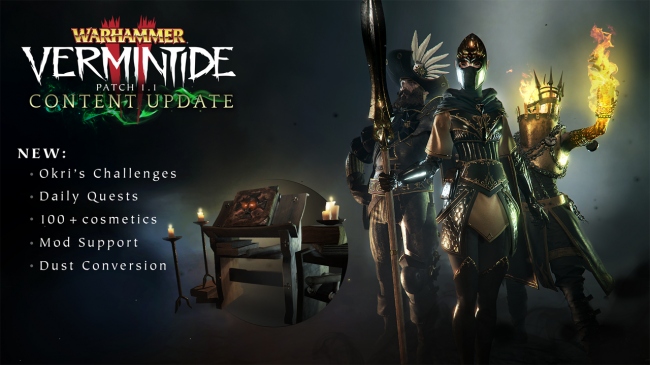 В Warhammer: Vermintide 2 наконец-то появятся пользовательские модификации В Warhammer: Vermintide 2 наконец-то появятся пользовательские модификации