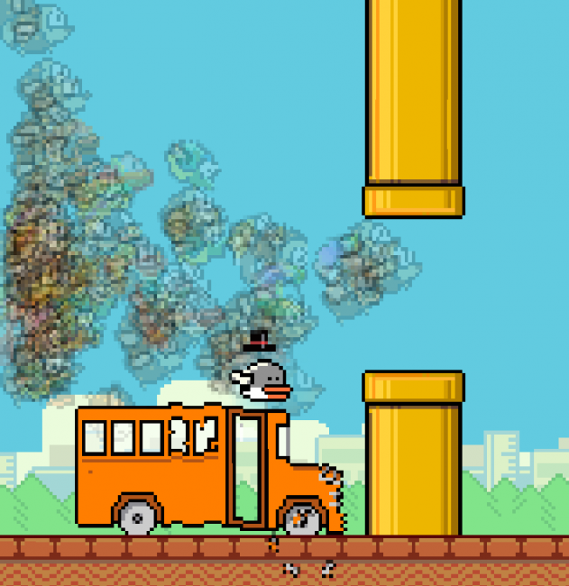 Flappy Bird ������������ � ���� ����������� �����!