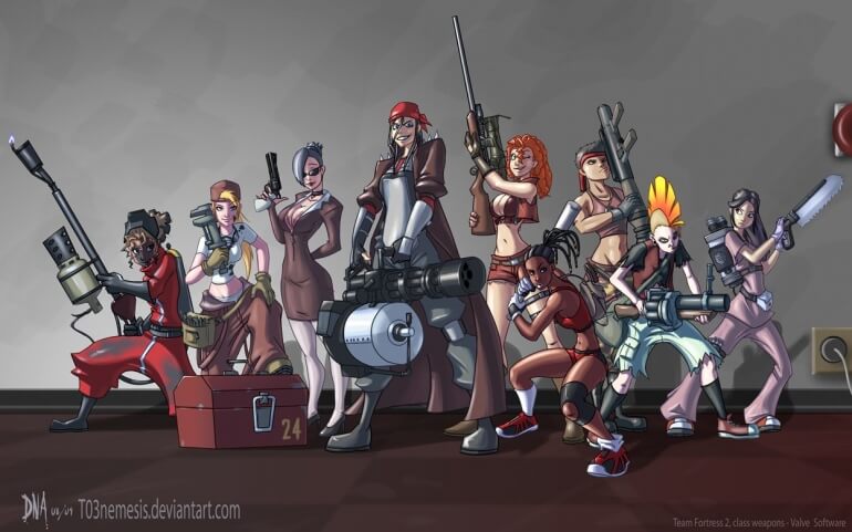 12  Team Fortress 2:   ,   Overwatch