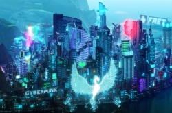 Cyberpunk Project – футуристичный неоновый город в Minecraft