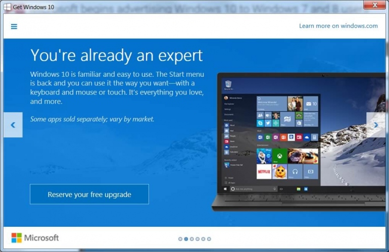 Microsoft ����� �� ������ Windows 7 � ���������� ���������� ������� � Windows 10