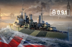 Британский флот в World of Warships получает новые корабли