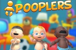 Pooplers – соревновательная игра, в которой все надо обмазать детскими какашками