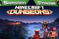 Кооперативный Кубач | Minecraft Dungeons | Samsara, MrChaser, Akira, Green Penguin