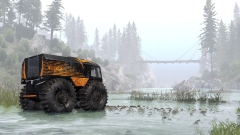 ������ Spintires �������� ���������� � ���������� ������, �� ������� �������� �������� ����