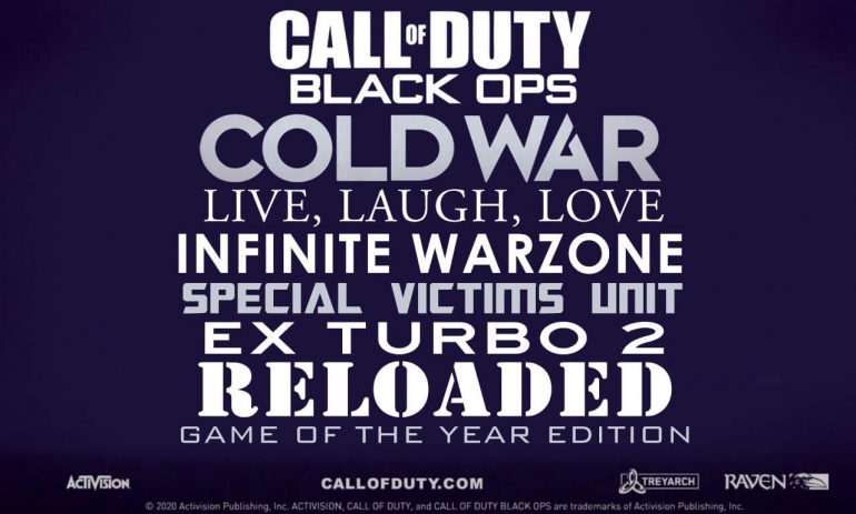     Call of Duty: Black Ops Cold War.      