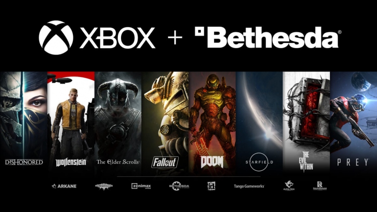 Microsoft  ZeniMax: Bethesda  Starfield, bsidian   Fallout,      Doom  Quake