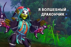 В World of Warcraft можно стать феей-трансдракончиком за 1000 рублей