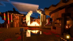 В Minecraft официально вышла общедоступная трассировка лучей В Minecraft официально вышла общедоступная трассировка лучей