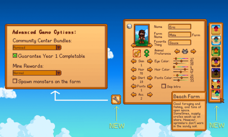 В Stardew Valley появилась новая ферма, кооператив на разделенном экране и многое другое В Stardew Valley появилась новая ферма, кооператив на разделенном экране и многое другое