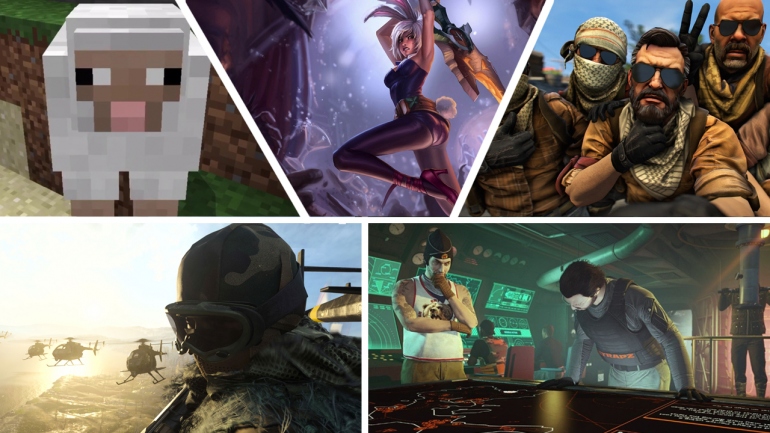 ��������� ��������� �������� �������� � 2021 ����: �������� Minecraft, ������ � LoL � CS:GO