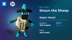 �������������� ����� ������-���������� �������� ���� �������� � NFT-��������� The Sandbox