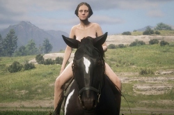 Читер устроил дождь из голых мужиков в Red Dead Online