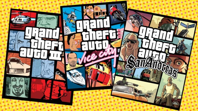 : Rockstar   GTA 3, GTA: Vice City  GTA: San Andreas