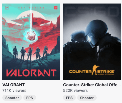 Обычный матч Valorant обошел в популярности финал турнира по CS:GO Обычный матч Valorant обошел в популярности финал турнира по CS:GO