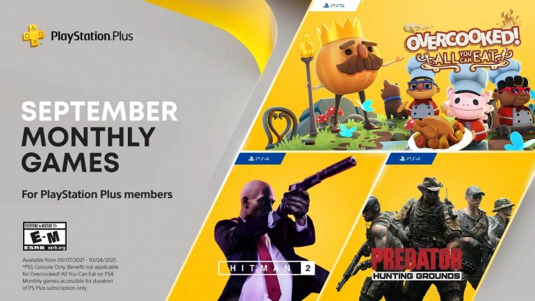 ������� PS Plus �� ��������: Hitman 2, Predator Hunting Grounds � �������� Overcooked!