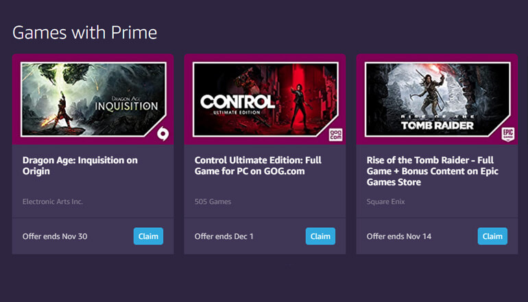 Amazon раздает Rise of the Tomb Raider, Control и Dragon Age: Inquisition Amazon раздает Rise of the Tomb Raider, Control и Dragon Age: Inquisition