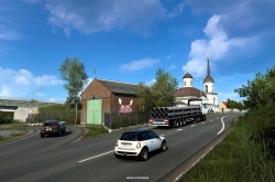 Едем из Вязьмы в Калугу вместе с Euro Truck Simulator 2 Heart of Russia