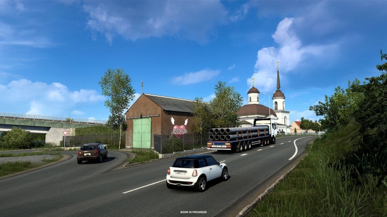 Едем из Вязьмы в Калугу вместе с Euro Truck Simulator 2 Heart of Russia Едем из Вязьмы в Калугу вместе с Euro Truck Simulator 2 Heart of Russia