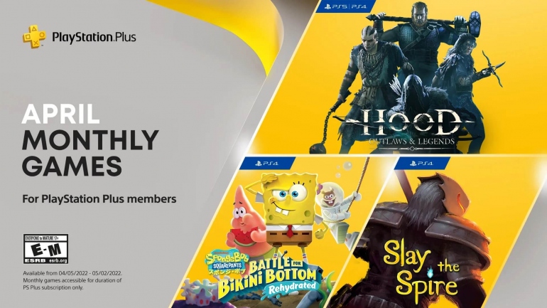 PlayStation Plus за апрель: Slay the Spire, SpongeBob и Hood: Outlaws & Legends PlayStation Plus за апрель: Slay the Spire, SpongeBob и Hood: Outlaws & Legends