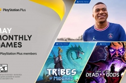 За май владельцы PS Plus получат FIFA 22, Curse of the Dead Gods и Tribes of Midgard