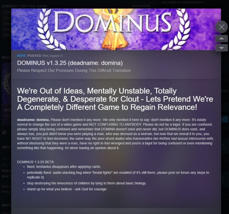  Domina         Steam