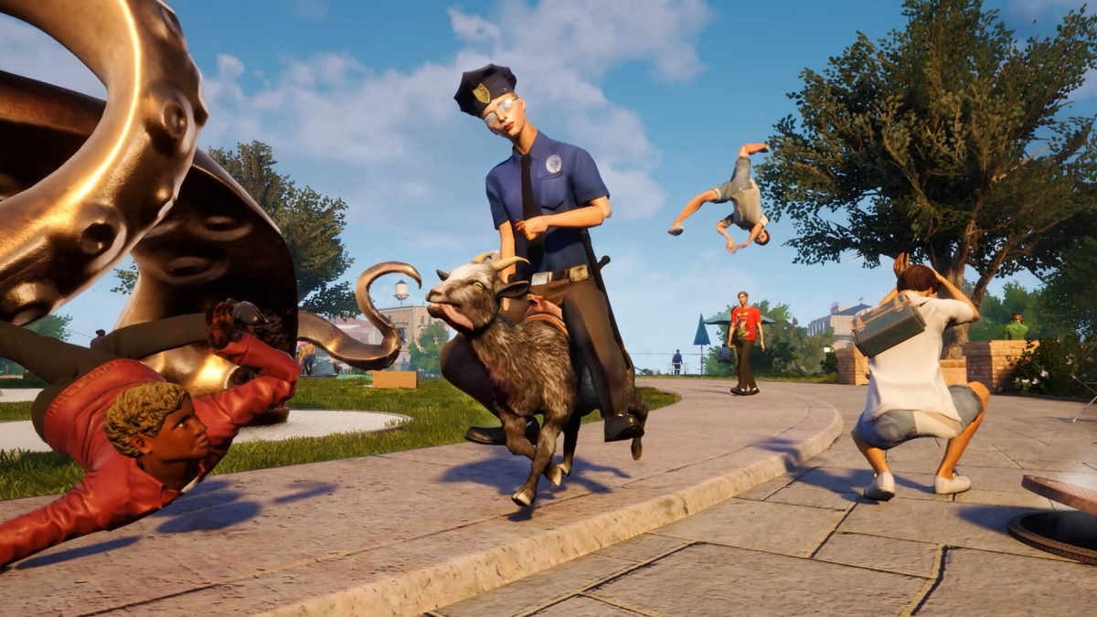 Goat Simulator 3. ����� ���������� ������� � ��������