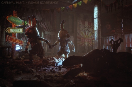 Carnival Hunt – асимметричный хоррор с монстрами и игрушечными кроликами