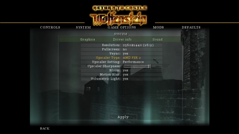 ��������� ����� Return to Castle Wolfenstein ������� ����������� ����� � ���������� ��������������� � �������� �������