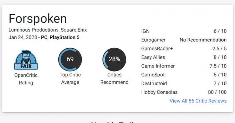 Square Enix     Forspoken    