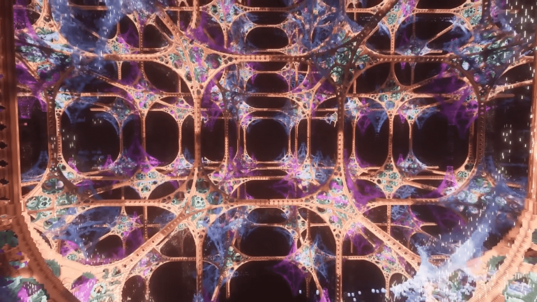 Чувак построил в Minecraft  четвертое измерение – это потрясающее красиво Чувак построил в Minecraft  четвертое измерение – это потрясающее красиво