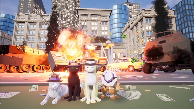 Heist Kitty: Cats Go a Stray � ������� ����� Goat Simulator � PAYDAY